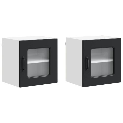 Кухненски шкаф Kalmar 2 pcs Черно 40 x 31 x 40 см