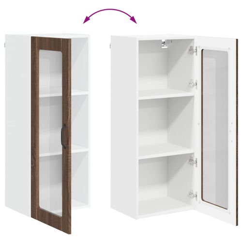 Кухненски шкаф Кафяв дъб 40 x 31 x 100 см Инженерно дърво