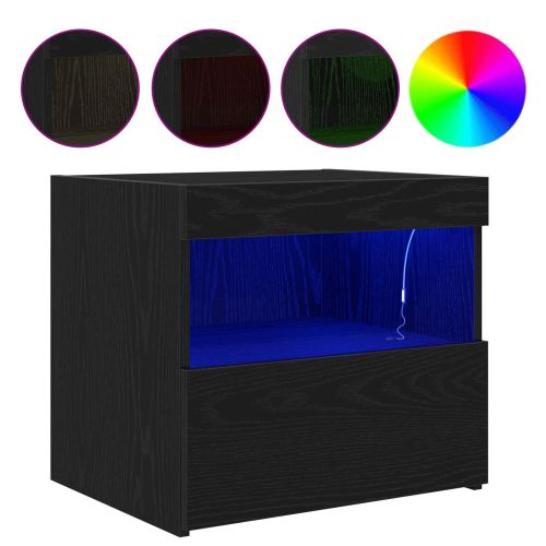 Нощен шкаф Черния дъб 50 x 40 x 45 cm Инженерно дърво