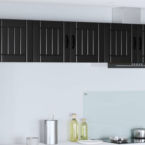 Кухненски шкаф Черно 80 x 31 x 40 см Инженерно дърво