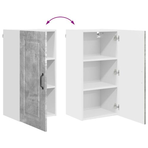 Кухненски шкаф Kalmar Циментено сиво 40 x 31 x 80 см