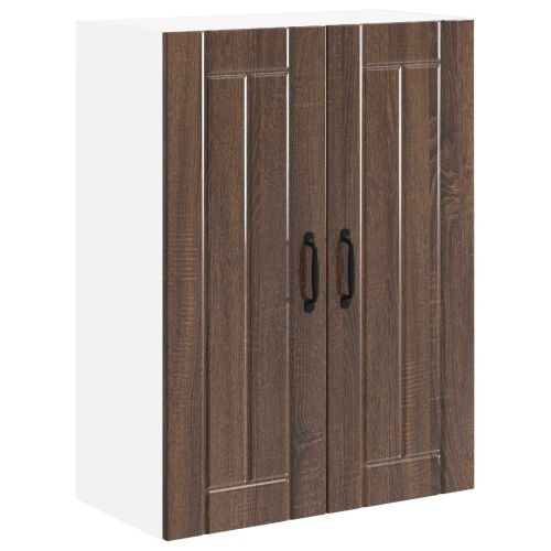 Кухненски шкаф Кафяв дъб 60 x 31 x 80 см Инженерно дърво