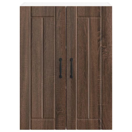 Кухненски шкаф Кафяв дъб 60 x 31 x 80 см Инженерно дърво