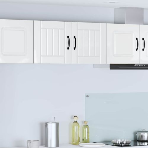 Кухненски шкаф Лъскаво бяло 40 x 31 x 40 см Инженерно дърво