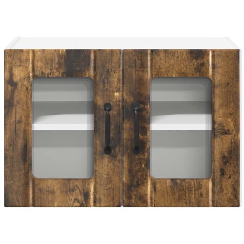 Кухненски шкаф 2 pcs Димян дъб 60 x 31 x 40 см Инженерно дърво