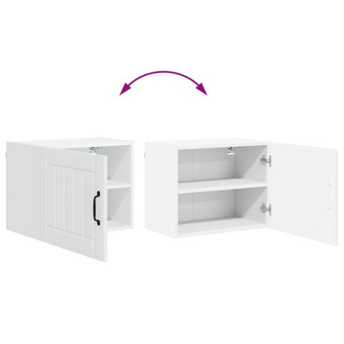 Кухненски шкаф 2 pcs Бяло 50 x 31 x 40 см Инженерно дърво