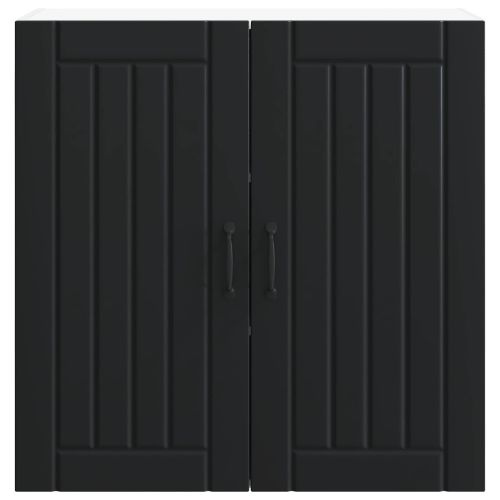 Кухненски шкаф Черно 80 x 31 x 80 см Инженерно дърво