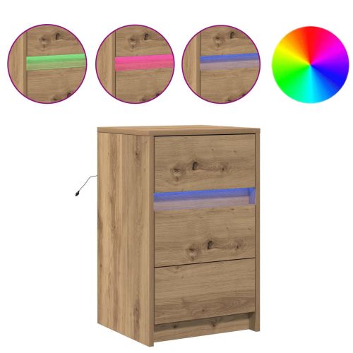 Нощен шкаф с чекмедже Дъб 38 x 34 x 61 см Инженерно дърво