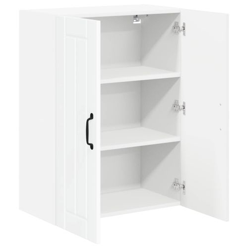 Кухненски шкаф Лъскаво бяло 60 x 31 x 80 см Инженерно дърво