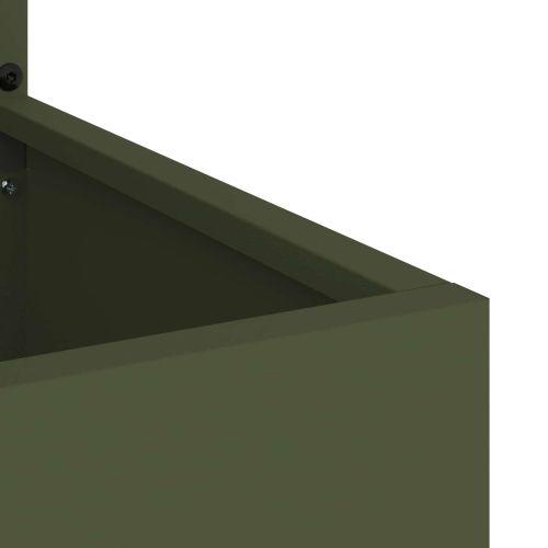 Екран за градинска неприкосновеност Маслиненозелен 50 x 140 cm