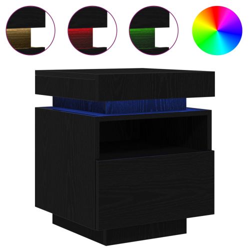 Нощен шкаф Черния дъб 40 x 39 x 48,5 см Инженерно дърво