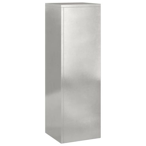 Стойка за растения 2 pcs Сребрист 24 x 24 x 75 см