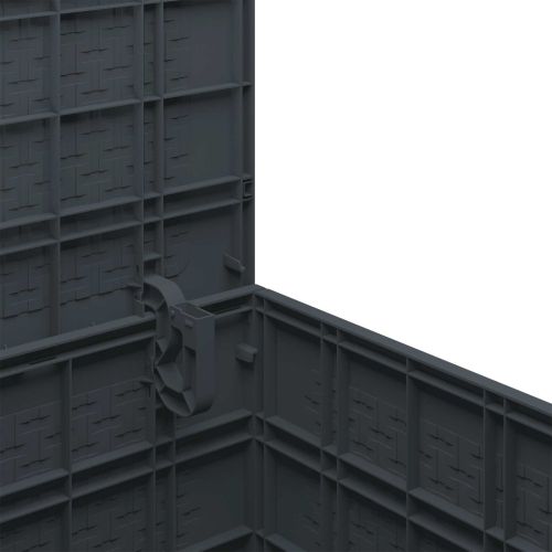 Кутия за съхранение Антрацит 55 x 53 x 57 см Полипропилен