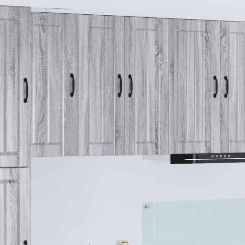 Кухненски шкаф Сив Сонома 60 x 31 x 80 см Инженерно дърво