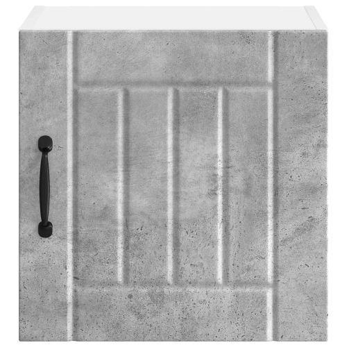 Кухненски шкаф 2 pcs Циментено сиво 40 x 31 x 40 см