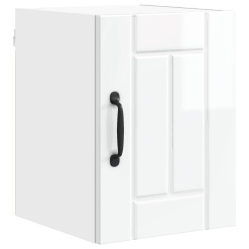 Кухненски шкаф Лъскаво бяло 30 x 31 x 40 см Инженерно дърво