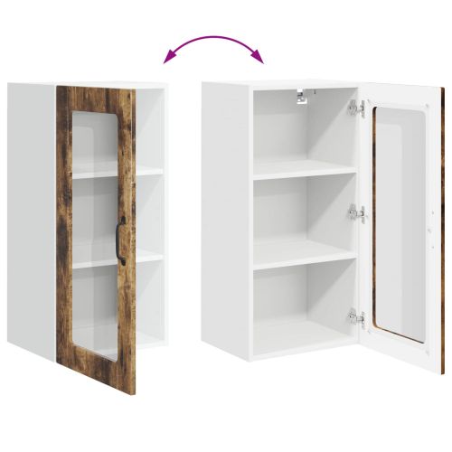 Кухненски шкаф 2 pcs Димян дъб 40 x 31 x 80 см Инженерно дърво