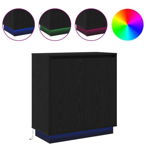 Шкафче с рафт Черния дъб 71 x 34.5 x 75 см Инженерно дърво