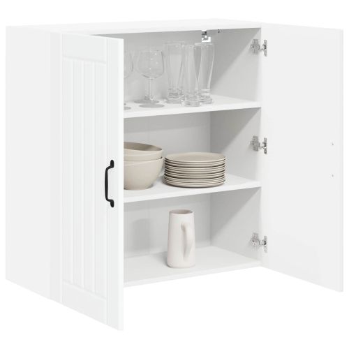 Кухненски шкаф Бяло 80 x 31 x 80 см Инженерно дърво