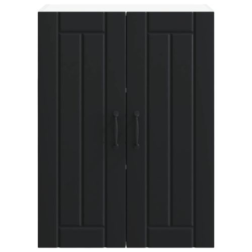 Кухненски шкаф Черно 60 x 31 x 80 см Инженерно дърво