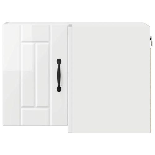 Кухненски шкаф Лъскаво бяло 57 x 57 x 40 см Инженерно дърво