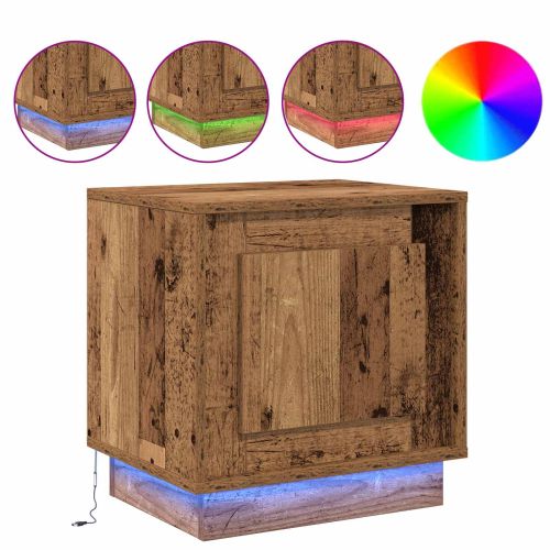 Нощен шкаф Старо дърво 44 x 34,5 x 45 см Инженерно дърво