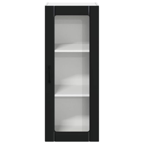 Кухненски шкаф Черно 40 x 31 x 100 см Инженерно дърво