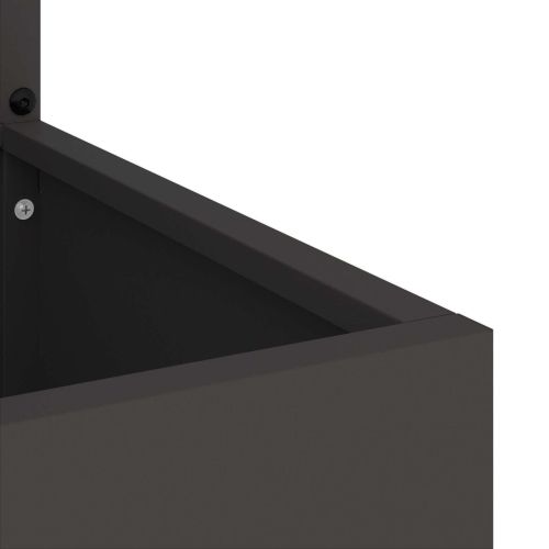 Екран за градинска неприкосновеност Черно 50 x 140 cm