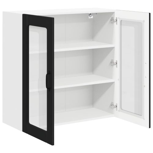 Кухненски шкаф Черно 80 x 31 x 80 см Инженерно дърво