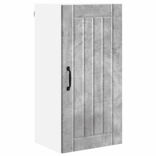 Кухненски шкаф Циментено сиво 40 x 31 x 80 см Инженерно дърво