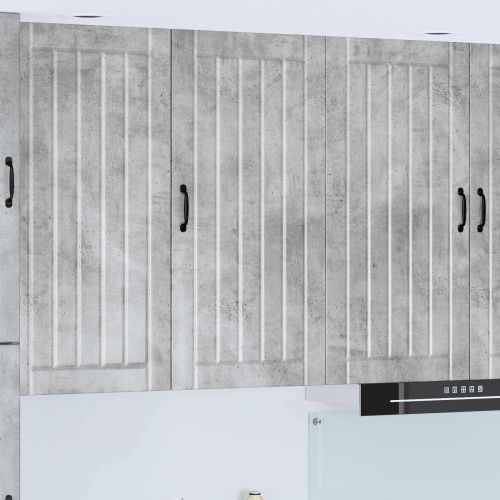 Кухненски шкаф Циментено сиво 50 x 31 x 100 см Инженерно дърво