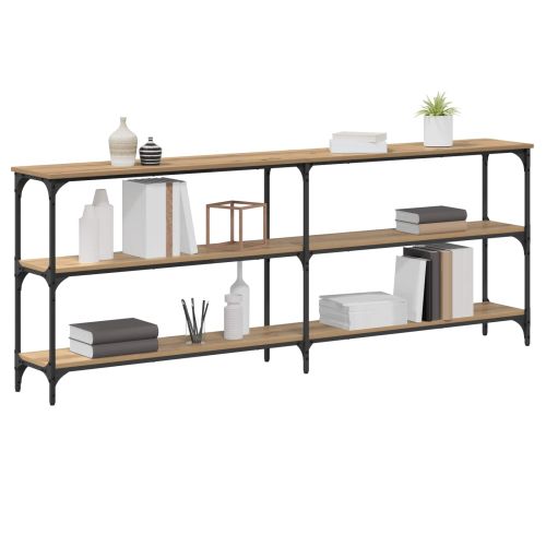 Конзолна маса дъб артизан 200 x 29 x 75 cm