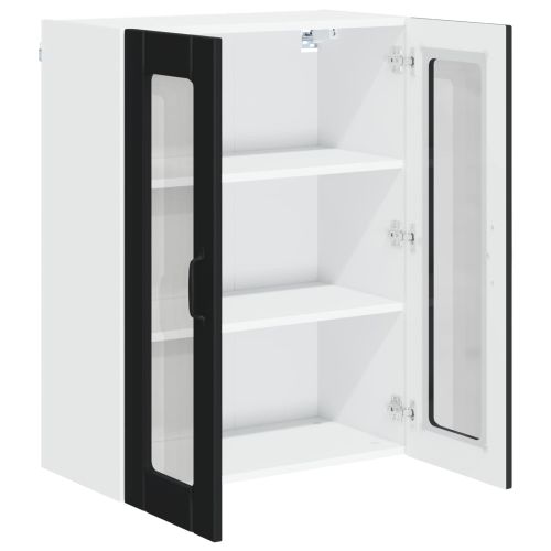 Кухненски шкаф Черно 60 x 31 x 80 см Инженерно дърво