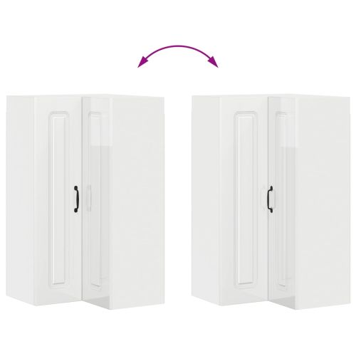 Кухненски шкаф Kalmar Лъскаво бяло 57 x 57 x 100 см