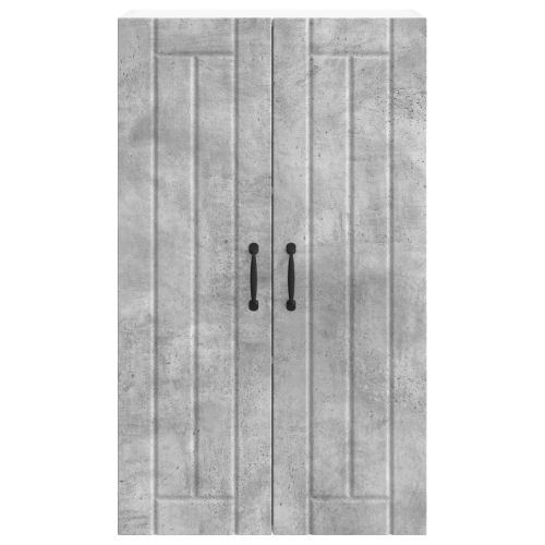 Кухненски шкаф Циментено сиво 60 x 31 x 100 см Инженерно дърво