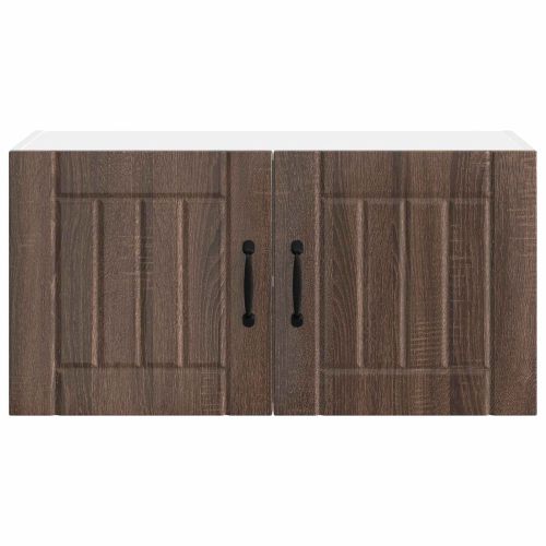 Кухненски шкаф Кафяв дъб 80 x 31 x 40 см Инженерно дърво