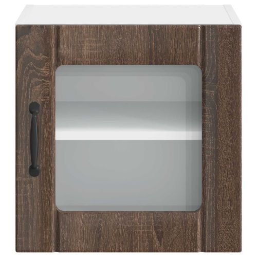 Кухненски шкаф 2 pcs Кафяв дъб 40 x 31 x 40 см Инженерно дърво