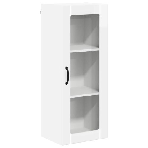 Кухненски шкаф Лъскаво бяло 40 x 31 x 100 см Инженерно дърво