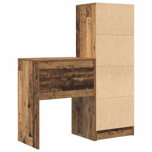 Бюро с чекмедже 2 pcs Старо дърво