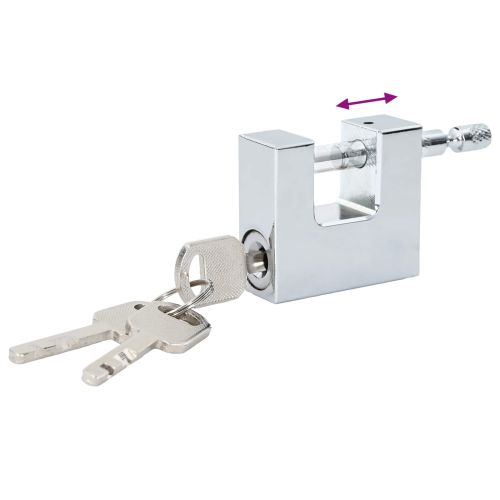 Катинар 2 pcs Сребрист 5 x 1,9 x 4,5 см Желязо