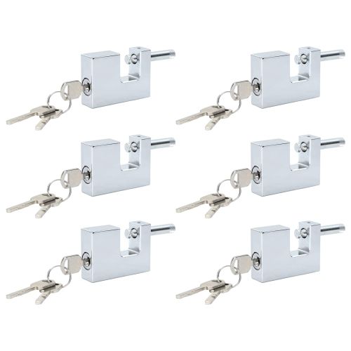 Катинар 6 pcs Сребрист 7 x 1,9 x 5 см Желязо