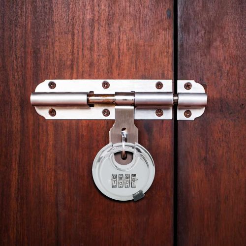 Заключващи катинари с ключове 2 pcs Сребрист 7 x 2.3 x 7 см