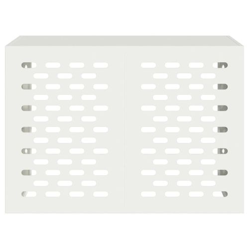 Покритие за климатик Бяло 100 x 50 x 70 cm Стомана