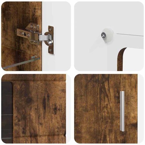 Служебен шкаф Димян дъб 55,5 x 29 x 100 см Инженерно дърво