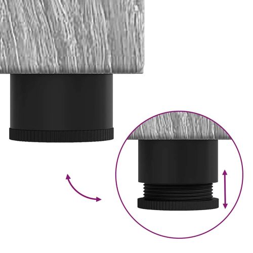 Служебен шкаф Сив Сонома 55,5 x 29 x 100 см Инженерно дърво