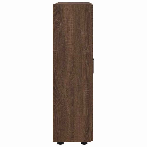 Служебен шкаф Кафяв дъб 55,5 x 29 x 100 см Инженерно дърво