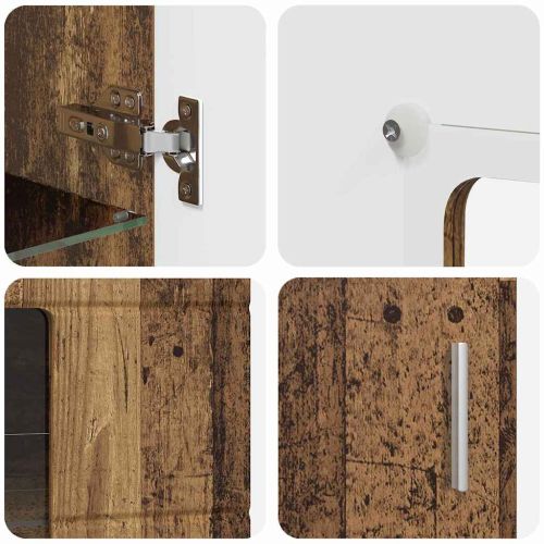 Служебен шкаф Старо дърво 55,5 x 29 x 100 см Инженерно дърво