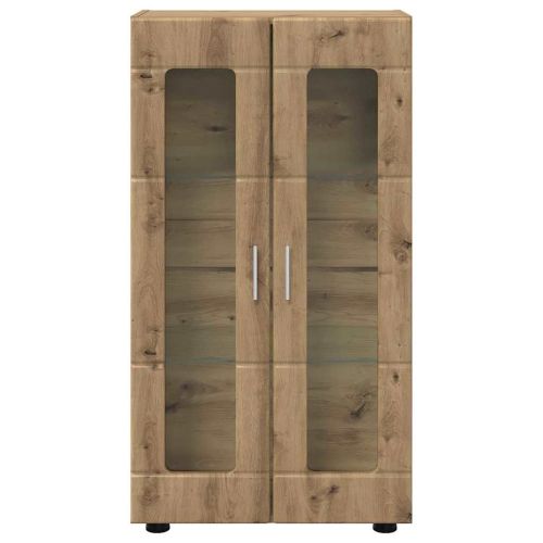 Служебен шкаф с рафт Дъб 55,5 x 29 x 100 см Инженерно дърво