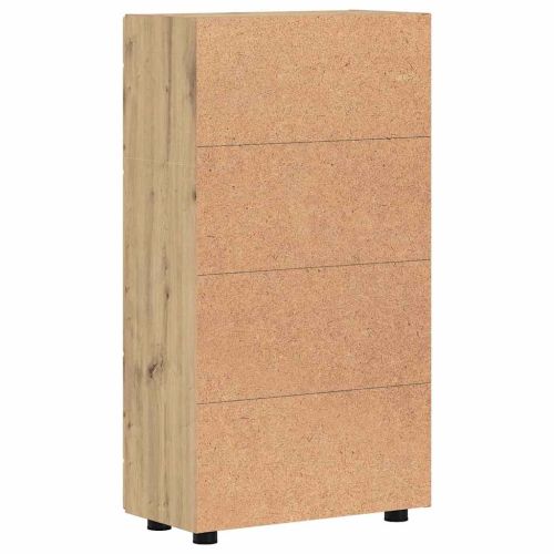 Служебен шкаф с рафт Дъб 55,5 x 29 x 100 см Инженерно дърво