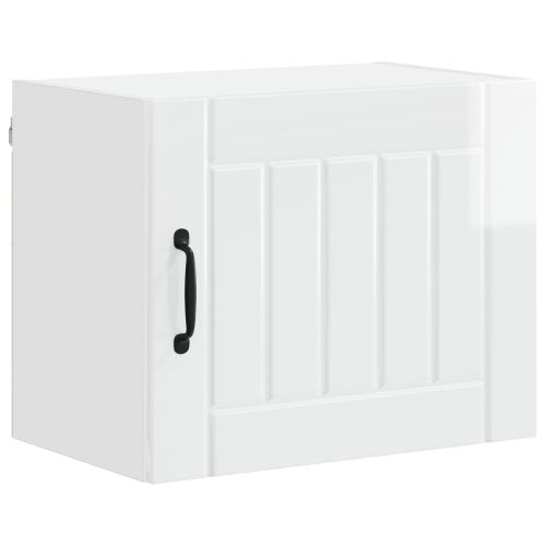 Кухненски шкаф 2 pcs Лъскаво бяло 50 x 31 x 40 см